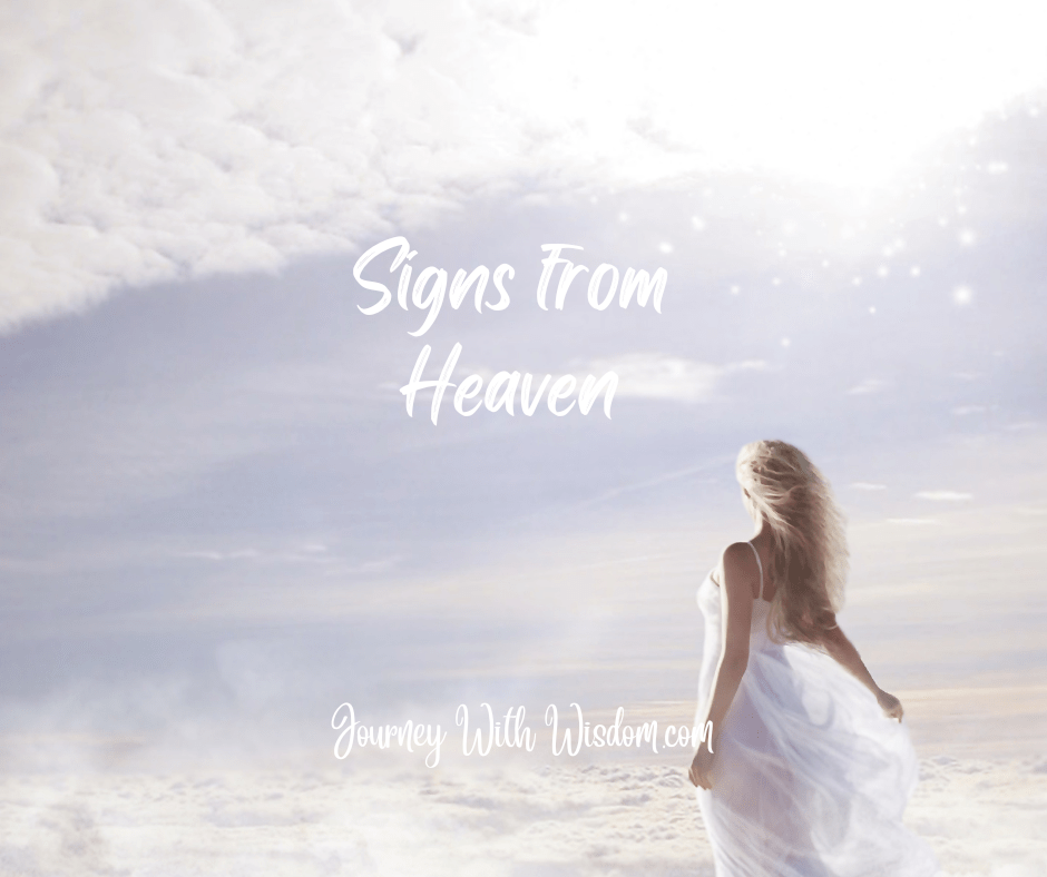 Heaven, clouds, woman