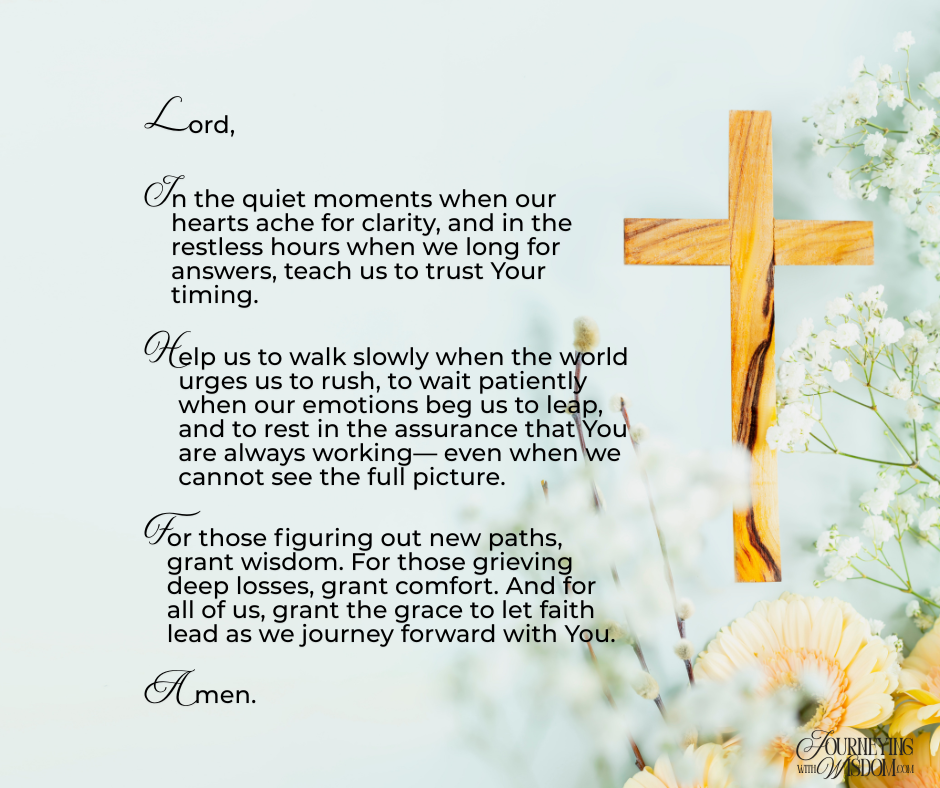 From waiting on love to walking through grief, this post shares how God's plan unfolds in ways we never expect—but always need.